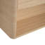 Armoire de rangement murale de 26 po avec bord arrondi, portes à fermeture douce et tablette ouverte, organisateur flottant moderne pour la salle de bain, la buanderie ou la cuisine (chêne blanc / beige)-758910380