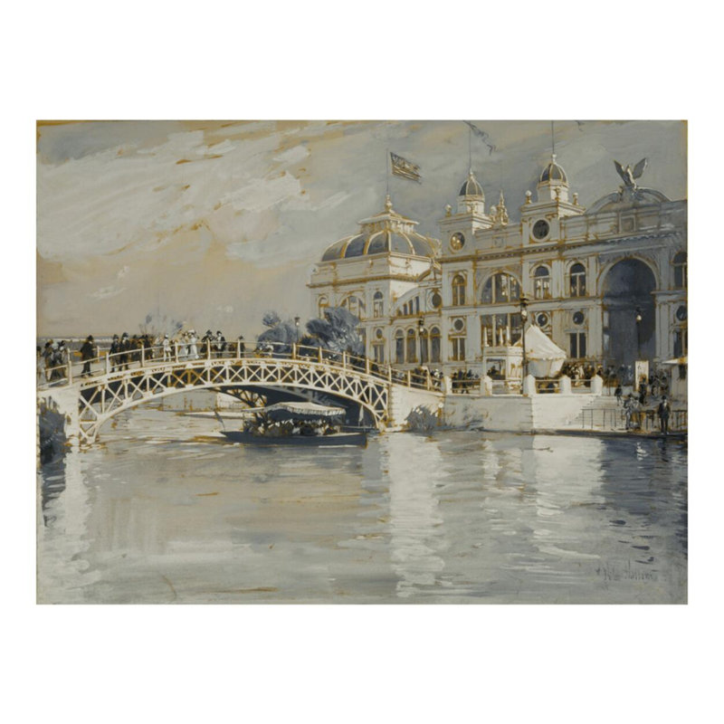 «Columbian Exposition Chicago» par Childe Hassam - estampe numérique, H 16 po x l 20 po