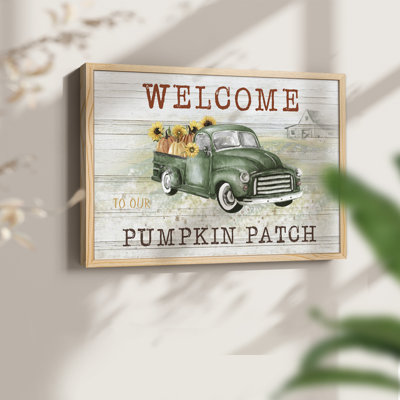 Pumpkin Patch -Framed Print - Restickable