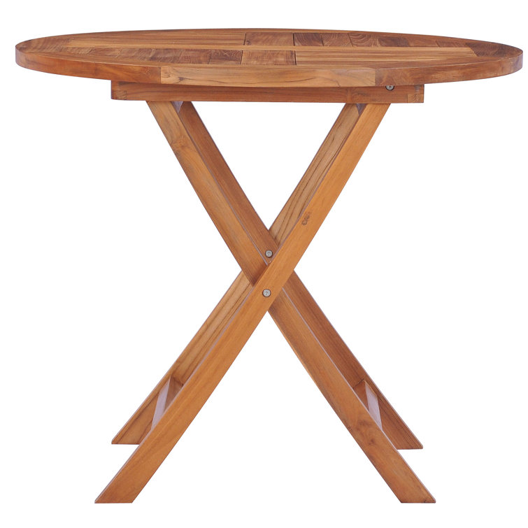 Quinlan Outdoor Round Teak Dining Table