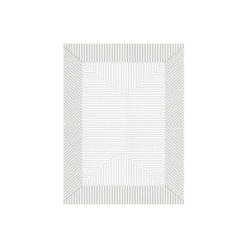 Derak Striped Indoor / Outdoor Rug, Rectangle 3'11" x 6'7"