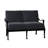 Wiltshire 49.3'' Wide Aluminum Loveseat with Cushions-87146230-26205317