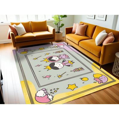 Tapis fantaisie East Urban Home