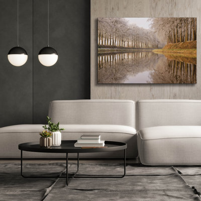  'Frosty Reflections' by Martin Podt Canvas Wall Art, 60" x 40"