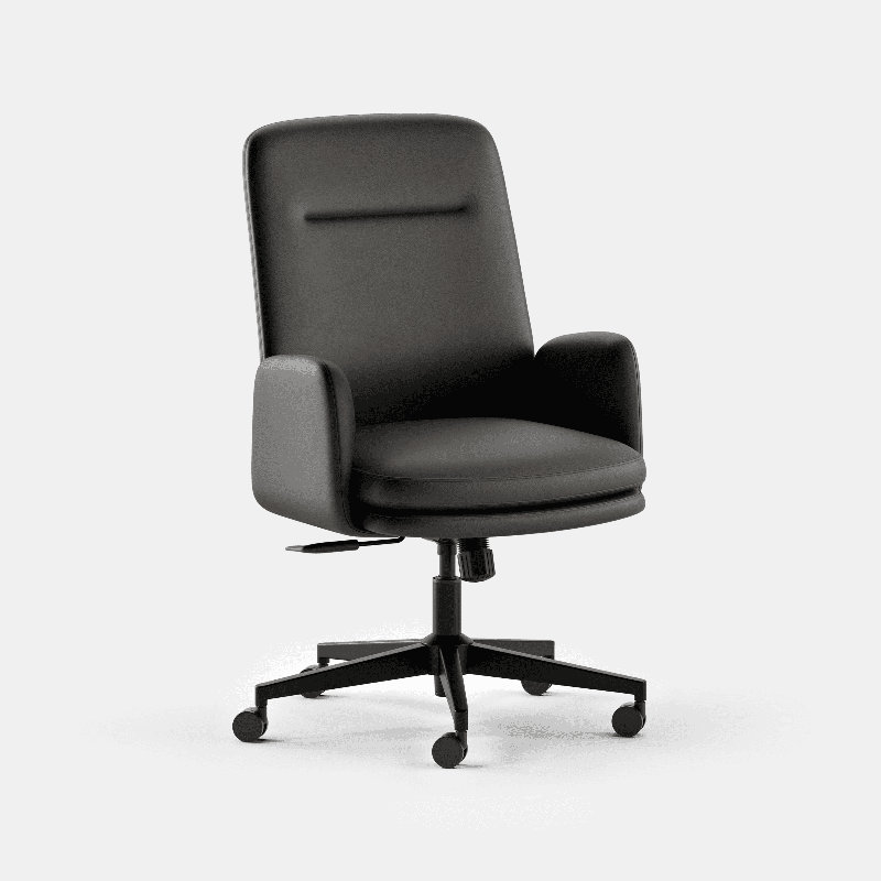 Softside Chair, Black, Black, 36