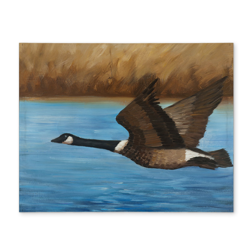 Rustic Blue Polyester Placemat | Canada Goose Home Decor