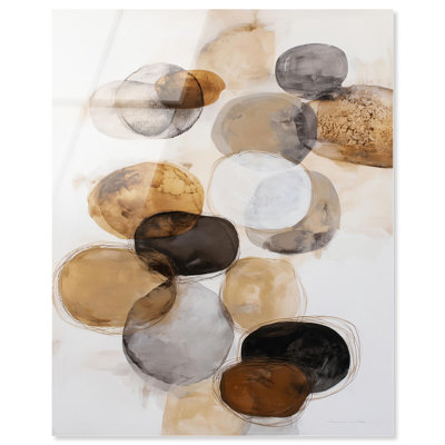 «Deserts Ovals III», reproduction d'art acrylique sur toile par Art Remedy