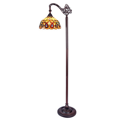 Holquin 62.2'' Blackish Bronze Task Floor Lamp