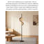 Lampe sur pied en métal et marbre Minimalist Modern