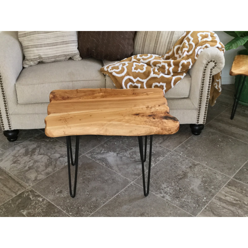 Polly Solid Wood Top End Table