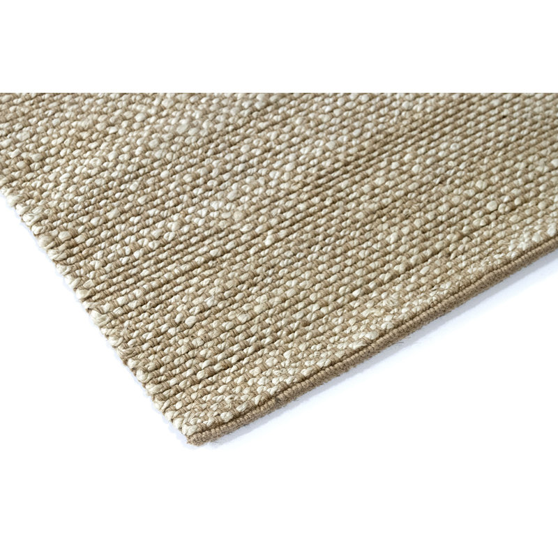 Gaudet Solid Colour Hand Woven Area Rug, Rectangle 200 x 290cm