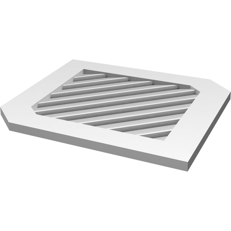 Pente verticale verticale en uréthane Signature 14 pi, H 1 po x l 28 po x L 38 po