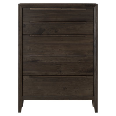 Ralston 53" H 5-Drawer Walnut Chest