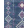 Bodrum Tribal Native Navy Area Rug