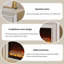 Ivory White Landscape Electric Fireplace-108072231
