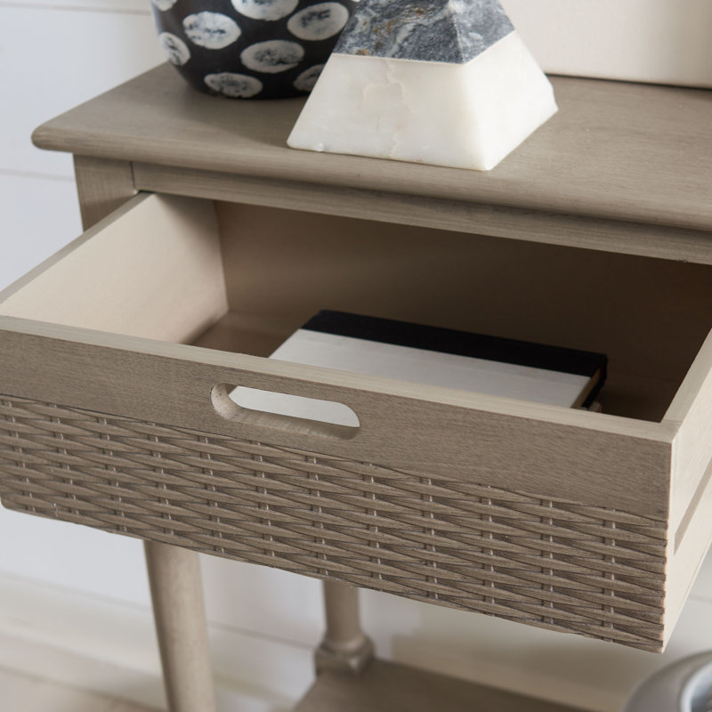 Dupuis Console Table, Greige, 36" H x 13" W x 30" D