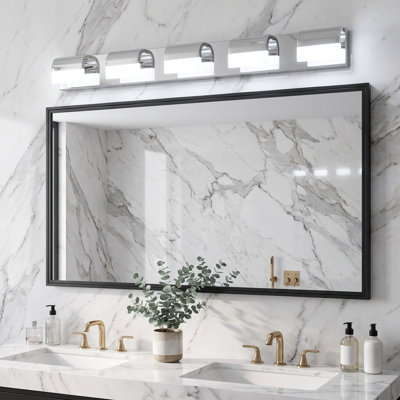 Luminaire de meuble-lavabo moderne à DEL, à intensité variable et réversible