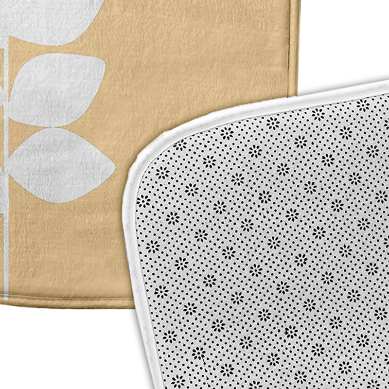 Non-Slip Bath Mat, 17" W x 24" L, Yellow