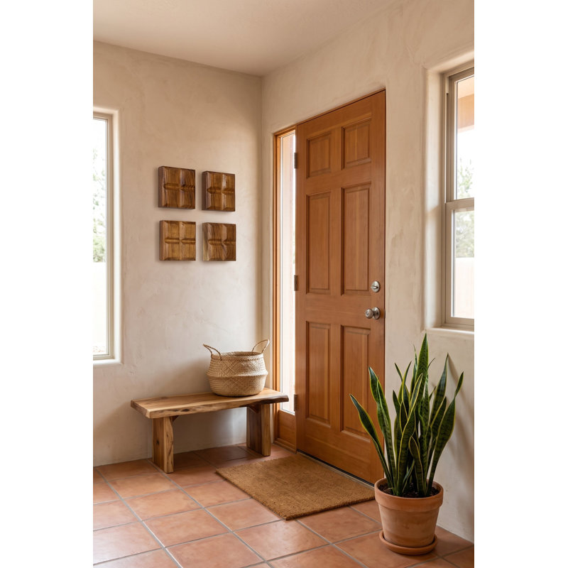 Chunk Wall Tiles, Set of 4, Natural