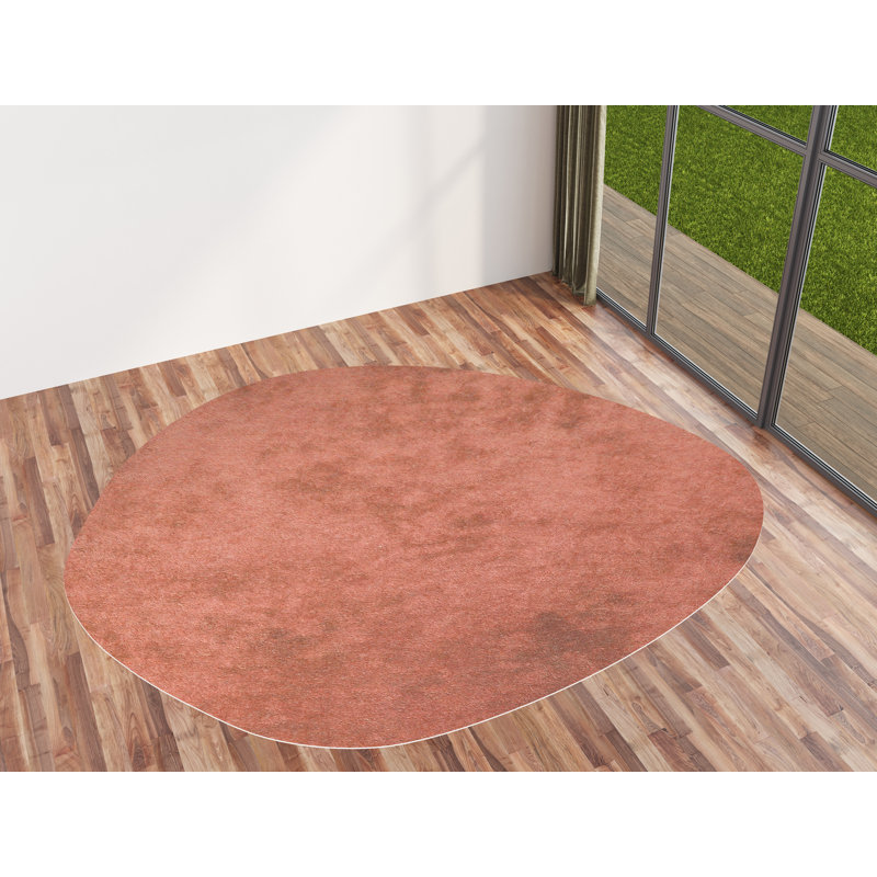 Sook Rectangle 99 cm x 120 cm Vinyl Area Rug