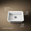 Évier de cuisine encastrable avec accessoires L 25 po x l 18 po Cairn®-1795604679