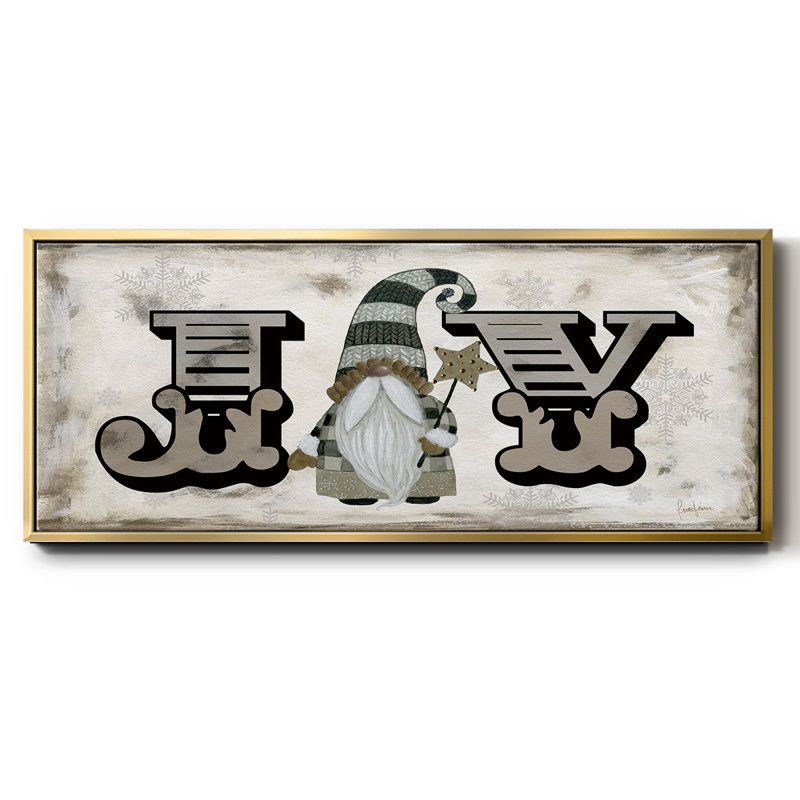 «Winter Wonderland Friends Joy», toile encadrée, H 8 po x l 20 po