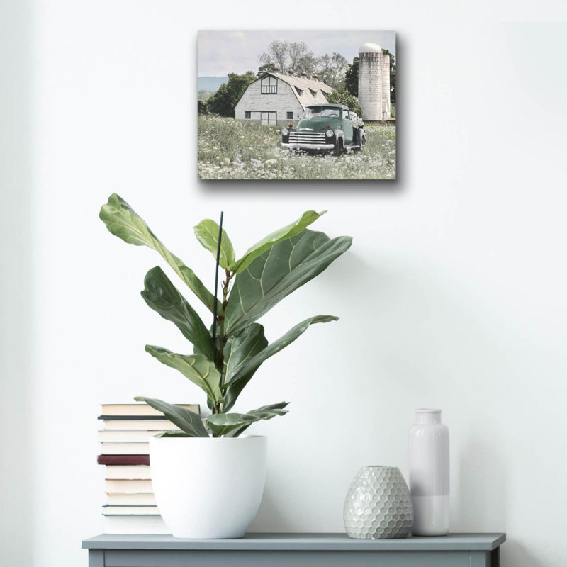 «Vintage View» par Lori Deiter, art mural en verre acrylique, H 12 po x l 16 po x P 0,13 po