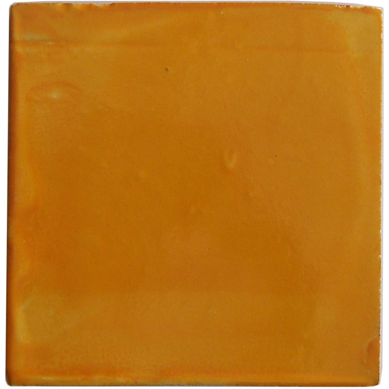 Carreau mexicain jaune Talavera 2 pièces x 2 po 2 po x 2 po TalaMex