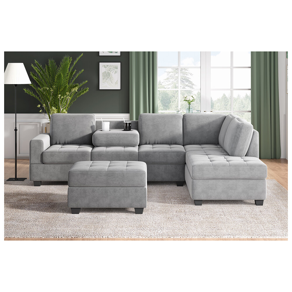 Latitude Run® 3 - Piece Upholstered Sectional | Wayfair