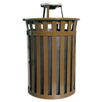 Oakley Trash Receptacle with Ash Top