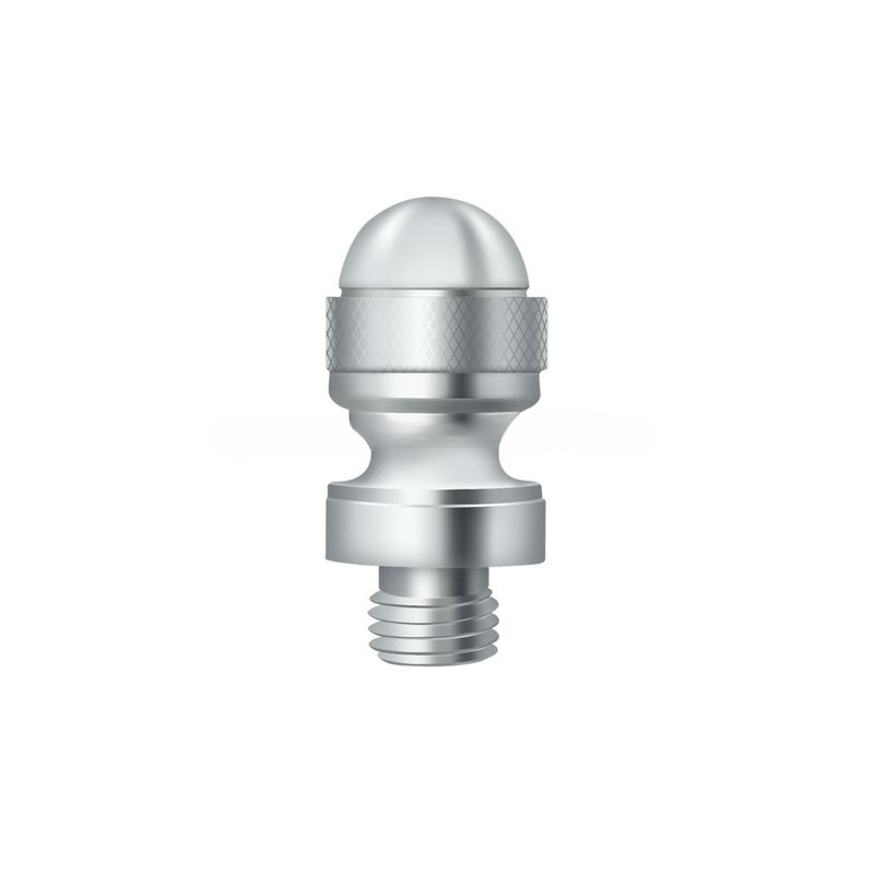 Deltana DSAT15A Acorn Tip in Antique Nickel, Polished Chrome