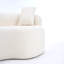 Canapé modulaire courbé en S en chenille: double profondeur, sans assemblage, compact pour les petits espaces, 400 lb, L 66,9 po-32497318
