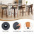 Swivel Faux Leather Cushion Rattan Back Counter & Bar Stools-215557200-215557202