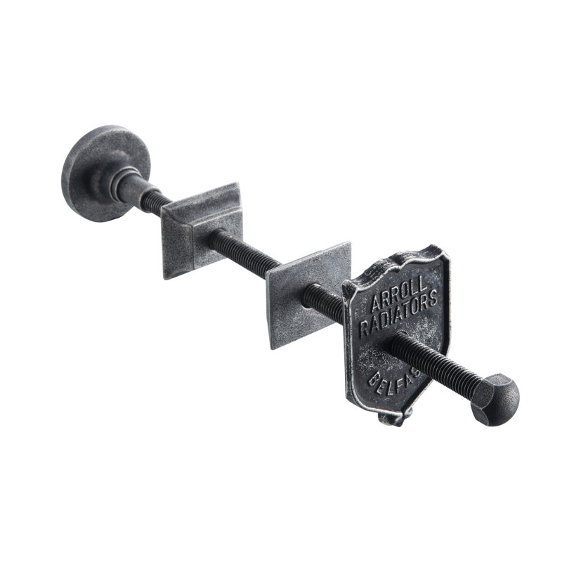 Abarca Radiator Wall Bracket, Pewter