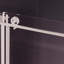 Porte de douche l 60 po x H 76 po en noir mat avec verre transparent - s'adapte aux aménagements de salle de bain, mouvement doux et silencieux, construction, garder au sec