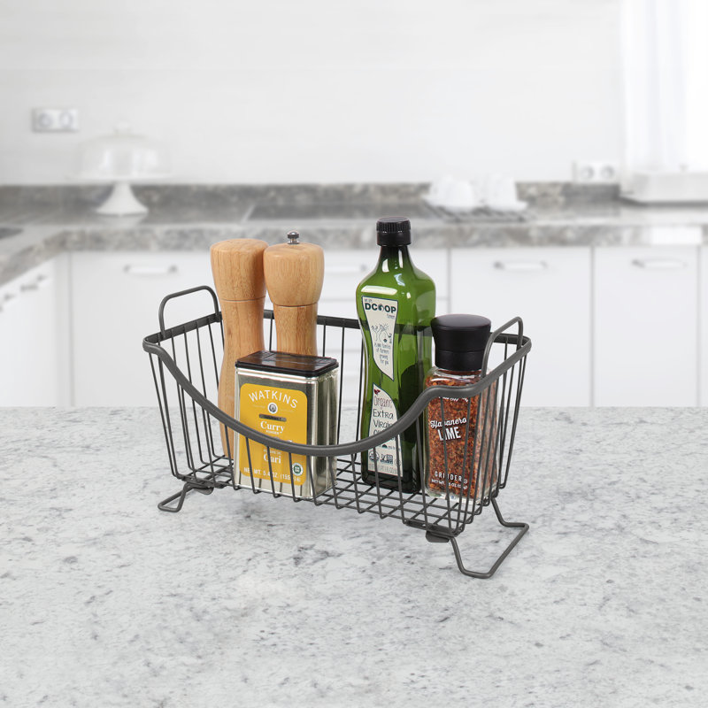 Dotted Line™ Albie Basket, Industrial Grey