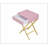 Coleen Pink & Gold Finish Accent Table-1729951100
