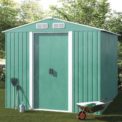 8ft. x 6ft. Apex Metal Shed