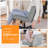Criss Cross Chair With Wheels, Armless Wide Cross Legged Moisa Mid Back, Modern Home Office Desk Chair Swivel Adjustable Vanity Computer Chair-361377439