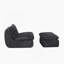 Fauteuil à compression double avec repose-pieds pivotant-1652340542