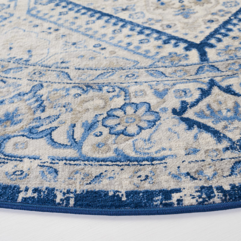 Brentwood Performance Oriental Rug, Round 6'7"