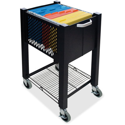 26.25'' H x 13.75'' W File Cart with Wheels