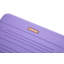 Ensemble de 5 pièces (20 "24" 28 + un sac de voyage et une trousse de toilette), ensemble de valises rigides à roulettes en ABS avec serrure TSA Valise de bagage à main de couleur assortie LILAC