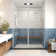 56 To 60 In. W X 76 In. H Sliding Frameless Shower Door In Brushed Nickel With 3/8 Clear Glass