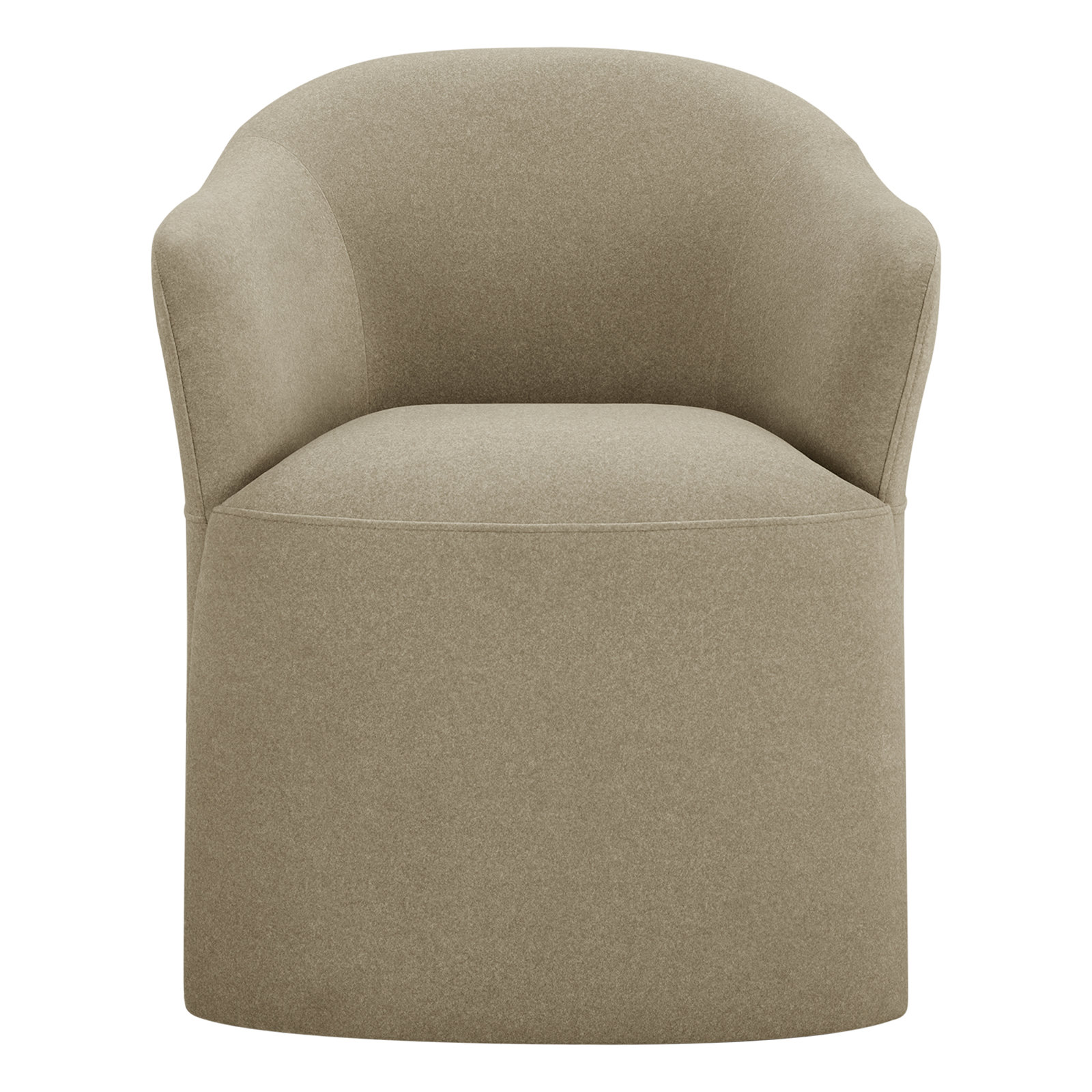 Janina Dining Armchair, Vesper Sand Velvet