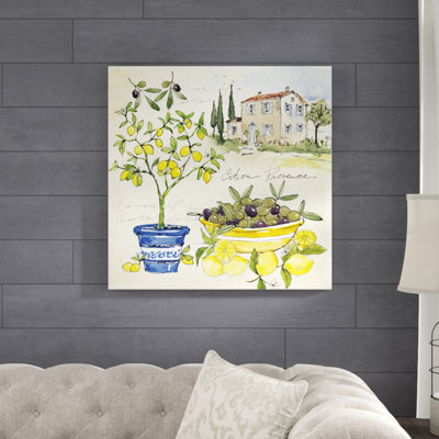 Citron IV by Anne Tavoletti - No Frame Print on Canvas