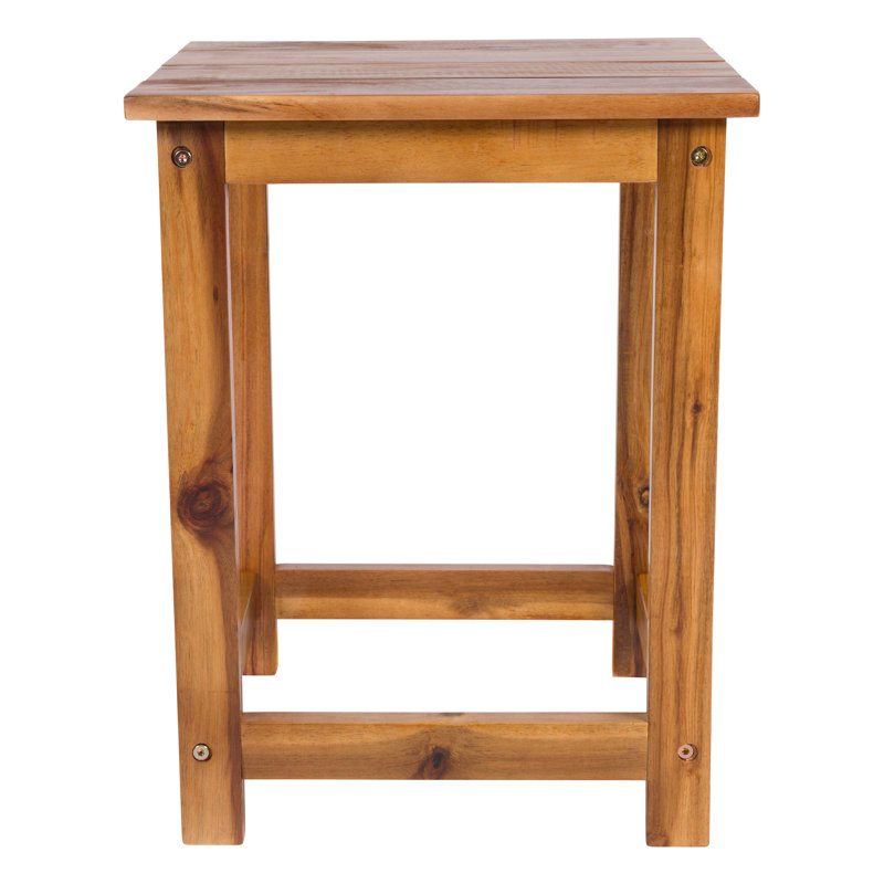 Table d'appoint d'extérieur Vermont, Chêne