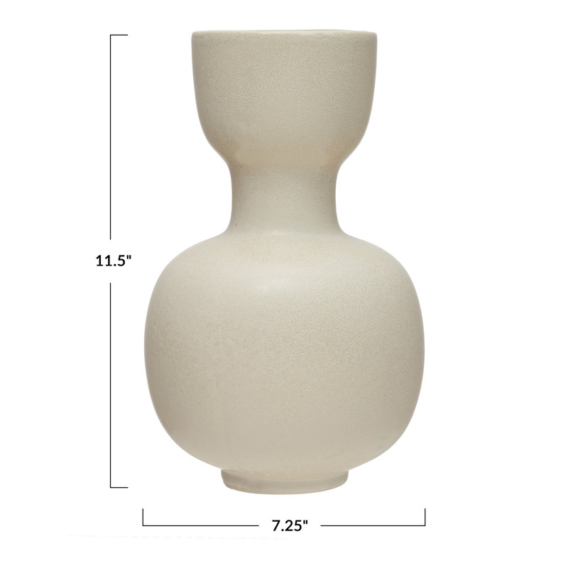 Beira 11.5'' Stoneware Table Vase
