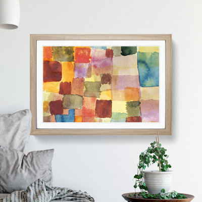 Squares by Paul Klee - Framed Print