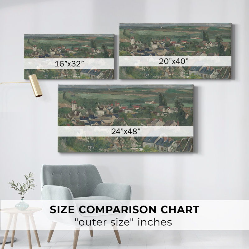 Série paysage - DCCII - Toile tendue avec châssis - Prêt à accrocher, H 16 po x l 32 po